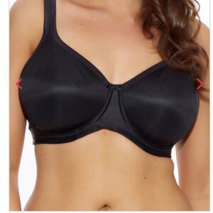 New Elomi Black Smoothing Seam Free Bra 44H